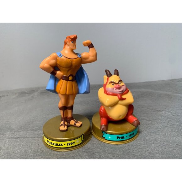 Disney Hercules & Phil 2002 Figures Vintage McDonalds Collectibles - Picture 7 of 8